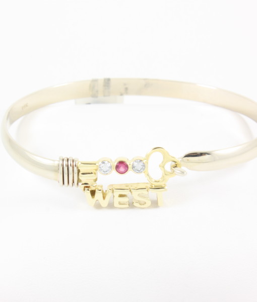 Key West Gold & Ruby Bracelet