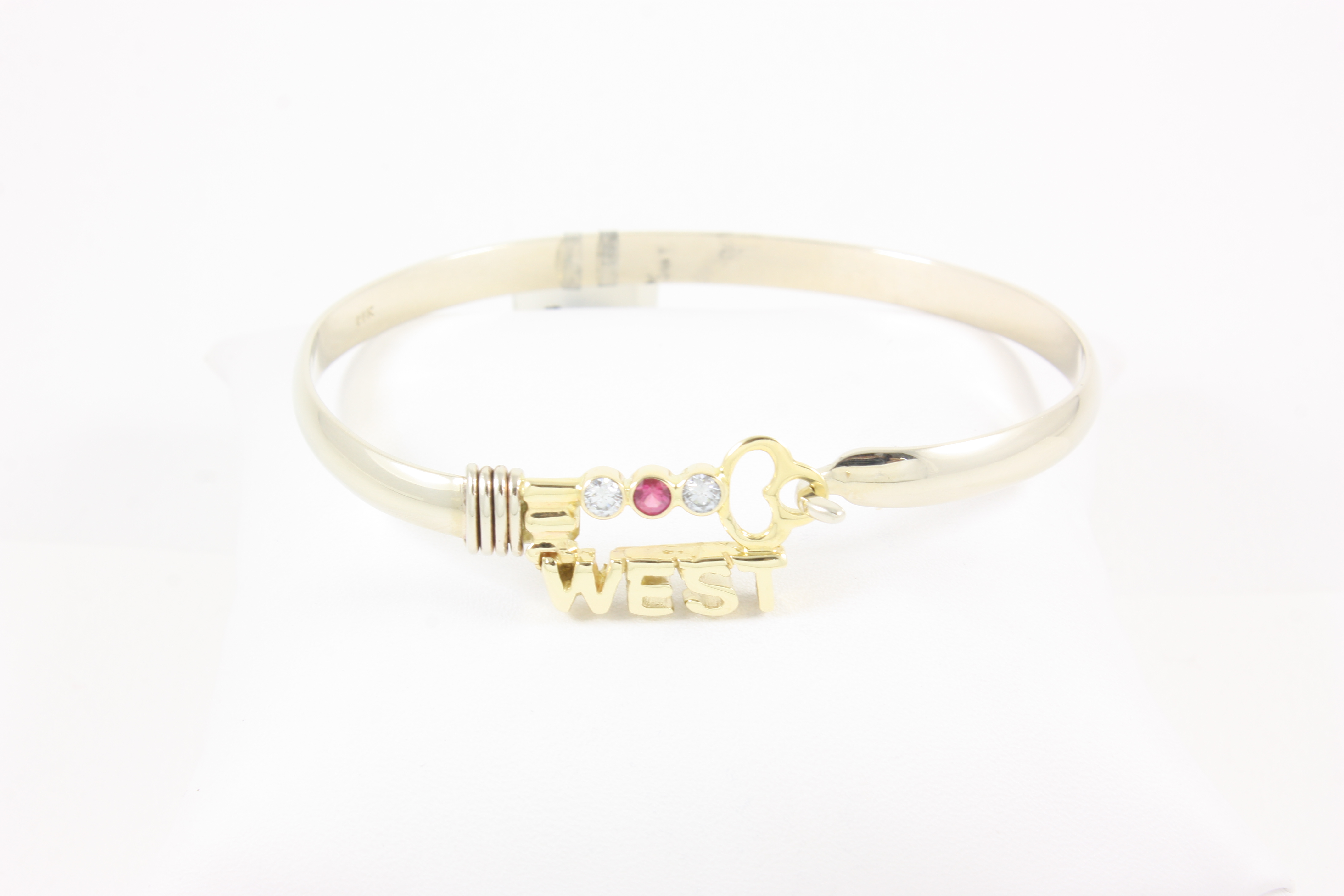 Key West Gold & Ruby Bracelet
